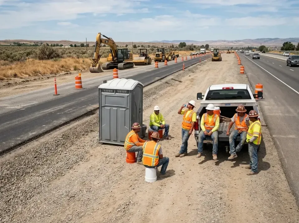 highway-road-construction-crew-007 — frequently asked questions, Porta Potty and Restroom Rentals in Sanger, CA